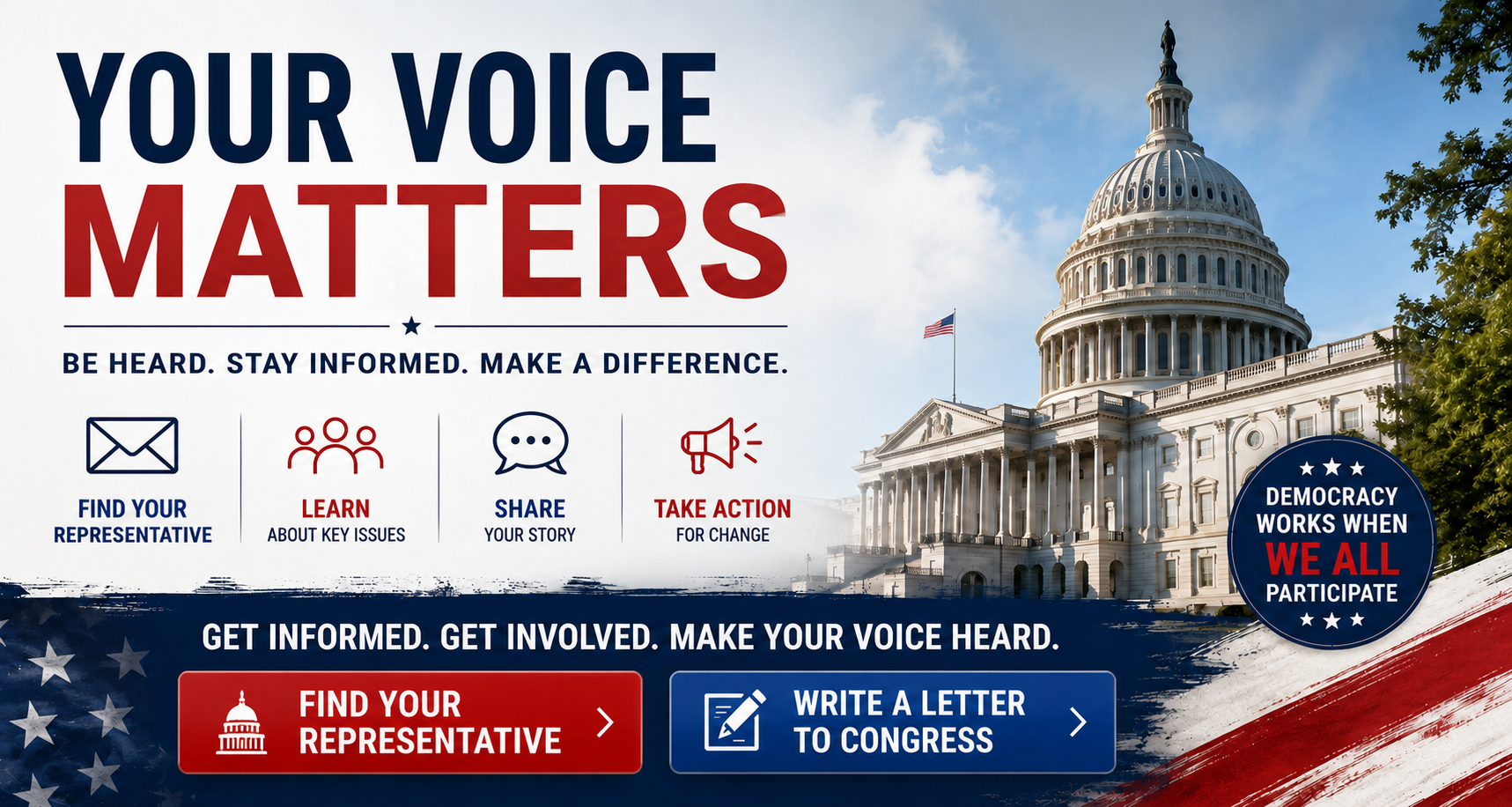 Your Voice Matters — Be Heard. Stay Informed. Make a Difference.